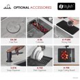 thumbnail image 5 of Stylish Undermount 25" Stainless Steel Double Bowl Workstation Kitchen Sink with 6 accs S-625WK, 5 of 13