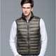 thumbnail image 2 of Chaqueta de plumón de pato, abrigo para hombre, chaleco ligero de invierno para hombre, abrigo sin mangas con cuello levantado, chaleco de plumón para hombre de diseñador de lujo, 2 of 5
