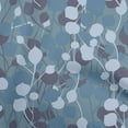 thumbnail image 1 of oneOone Tissu en Coton Flex Bleu Moyen à Motif de Feuilles Abstraites, Tissu pour Robe, Tissu Imprimé au Mètre, Largeur de 40 Pouces, 1 of 4