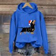 thumbnail image 4 of Cute Dog Christmas Hoodies for Women 2025 Long Sleeve Puppy Graphic Hooded Sweatshirt for Dog Lovers Pullover Tops, 4 of 6
