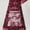 Burgundy, variant on Dacron Material Sequins Net Lace Fabric for Lady Dress Skirts Home Decor