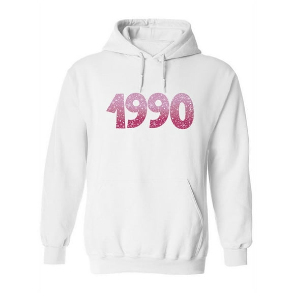 Sparkly 1990 Hoodie Women -Image by Shutterstock, Female Large