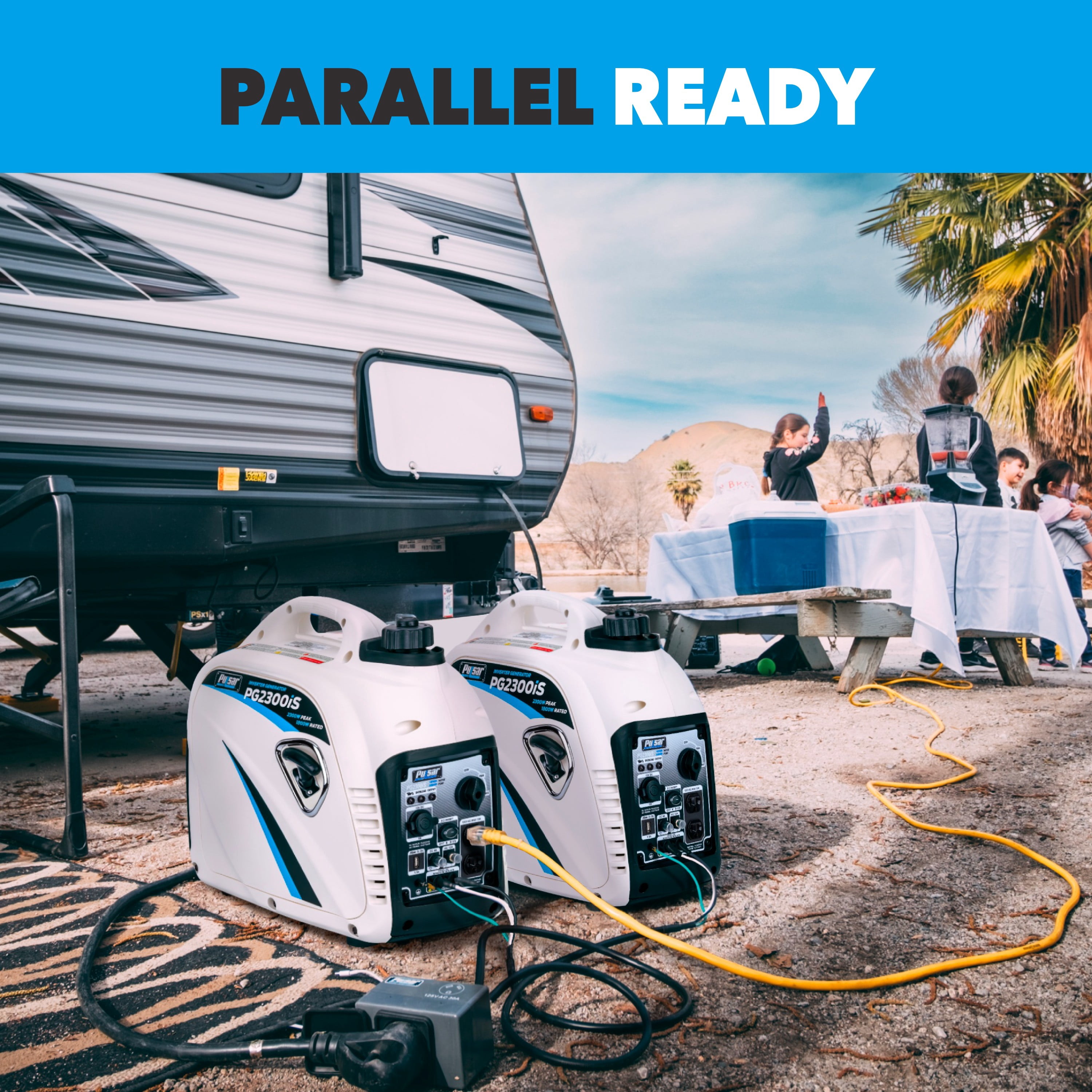 Pulsar PG2300iS 2300 Watts Portable Petit Générateur d'Énergie Onduleur Alimenté au Gaz