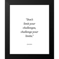thumbnail image 2 of ArtsyQuotes 15x18 Black Modern Framed Museum Art Print Titled - Jerry Dunn Quote: Challenge Your Limits, 2 of 5