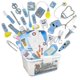 thumbnail image 2 of Children 35 Pieces Role Play Doctor Toy Set With Doctor's Smock Compatible With Kids 26-27s, 2 of 3