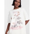 thumbnail image 4 of No Boundaries Washed Graphic Boyfriend Tee, Women's XXS-XXL, 4 of 5