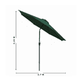 thumbnail image 2 of Sombrilla Verde de Jardín de 2.7 m con Sistema Inclinable y Manivela para Sombra en Exterior | Sombrilla para Patio, Terraza, 2 of 7