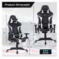Massage Gaming Chair, Racing Computer Swivel Chair with Headrest