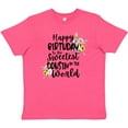 thumbnail image 3 of Inktastic Happy Birthday To The Sweetest Cousin In The World Youth T-Shirt, 3 of 5