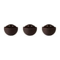 thumbnail image 4 of Maytalsory Wall Plastic Pot For Easy Installation And Wide Usage ABS Plastic Flowerpot Flower Pot Widely Used Drainage Coffee 3Set, 4 of 6
