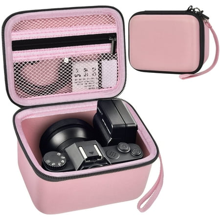 Camera Bag Compatible with for Duluvulu/for VJIANGER/for JGIPL 4K Digital Cameras, Lens & Accessories -Pink (Box Only)