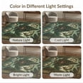 thumbnail image 7 of ODIKA 4'x6' Washable Area Rug Vintage Outdoorsman Border Theme Trout Lure Cabin Fishing Fish Refined for Bedroom, Reading Nook, Pet Friendly & Non-Shedding, 7 of 7