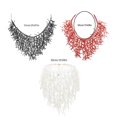 thumbnail image 3 of FENOHREFE Multipurpose Handmade Corals Bead Necklace Elegant Statement Pieces Jewelry Accessory for Trendy Women Ladies Daily Use, 3 of 8