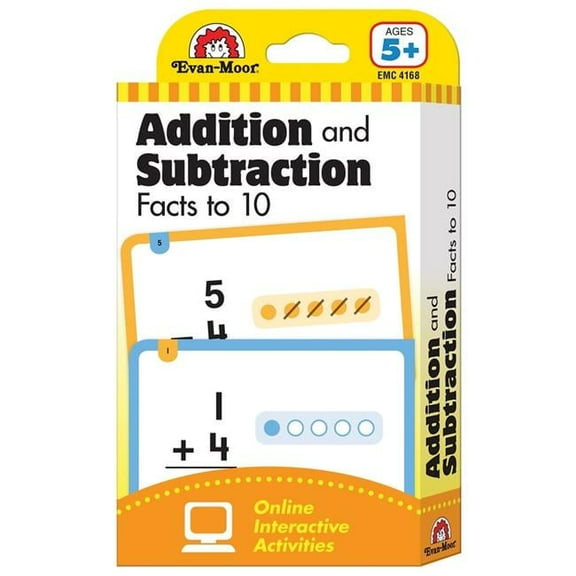 Addition & Subtraction Facts to 10 Flash Card Set - Pack of 6