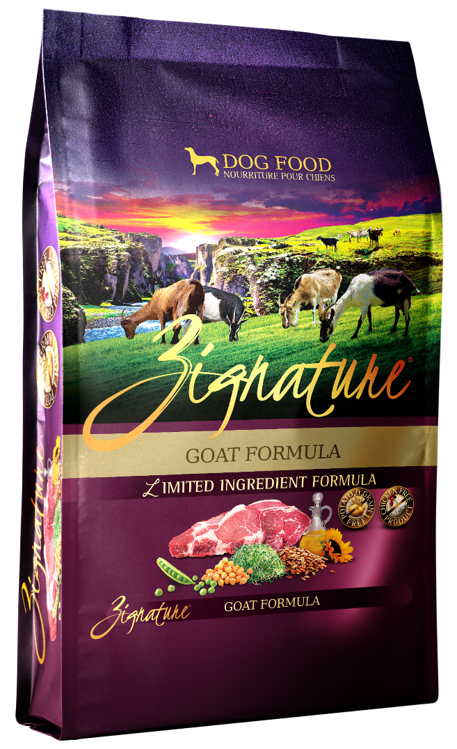 Zignature Goat Formula Dry Dog Food, 4 Lb