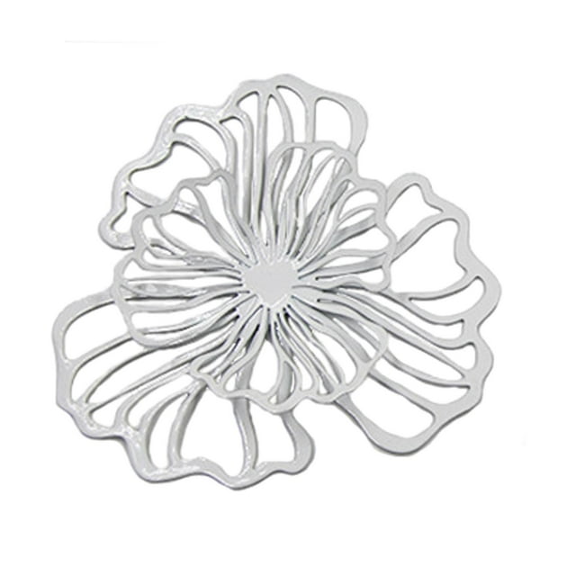 Decoración de pared de hierro, decoración colgante de pared floral, decoración de oficina en el hogar, decoración de pared moderna, arte de pared de m Pequeño
