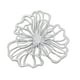 thumbnail image 1 of Decoración floral para colgar en la pared, letrero de pared de flores de metal, arte de pared de hierro Blanco Pequeño, 1 of 9