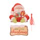 thumbnail image 3 of Colgador de puerta navideño, colgante para fiesta de Año Nuevo, Papá Noel, muñeco de nieve, alce, pancarta de papel, decoración navideña para el hogar, 3 of 5