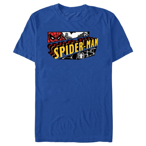 Men's Spider-Man Eyes Close Up Graphic Crop T-Shirt