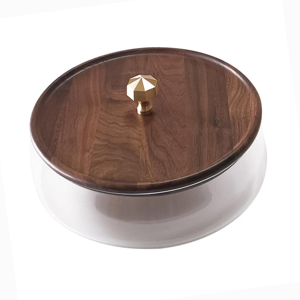 Recipiente para almacenar alimentos Strade Fareast Limited bandeja para servir con tapa de madera