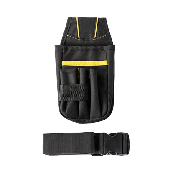 Tool Pouch with Belt Clip Multi-Pocket Organizer for Electricians Construction Maintenance