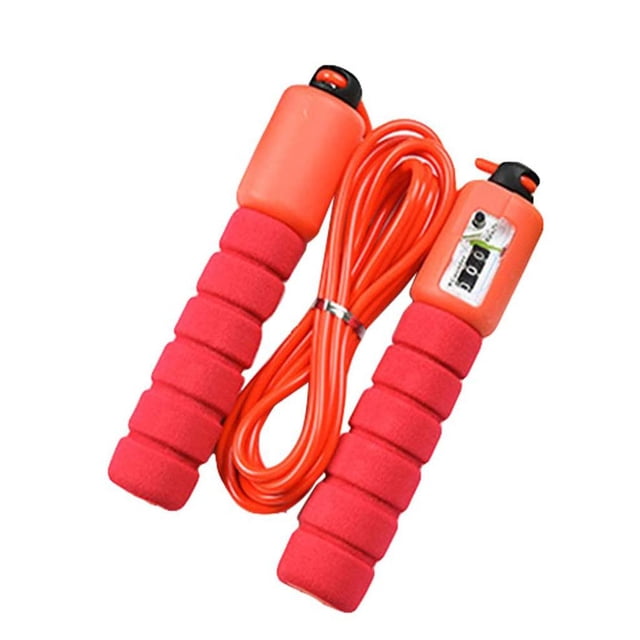 Cuerda de Saltar shamjiam Saltar cuerdas para hacer ejercicio rojo