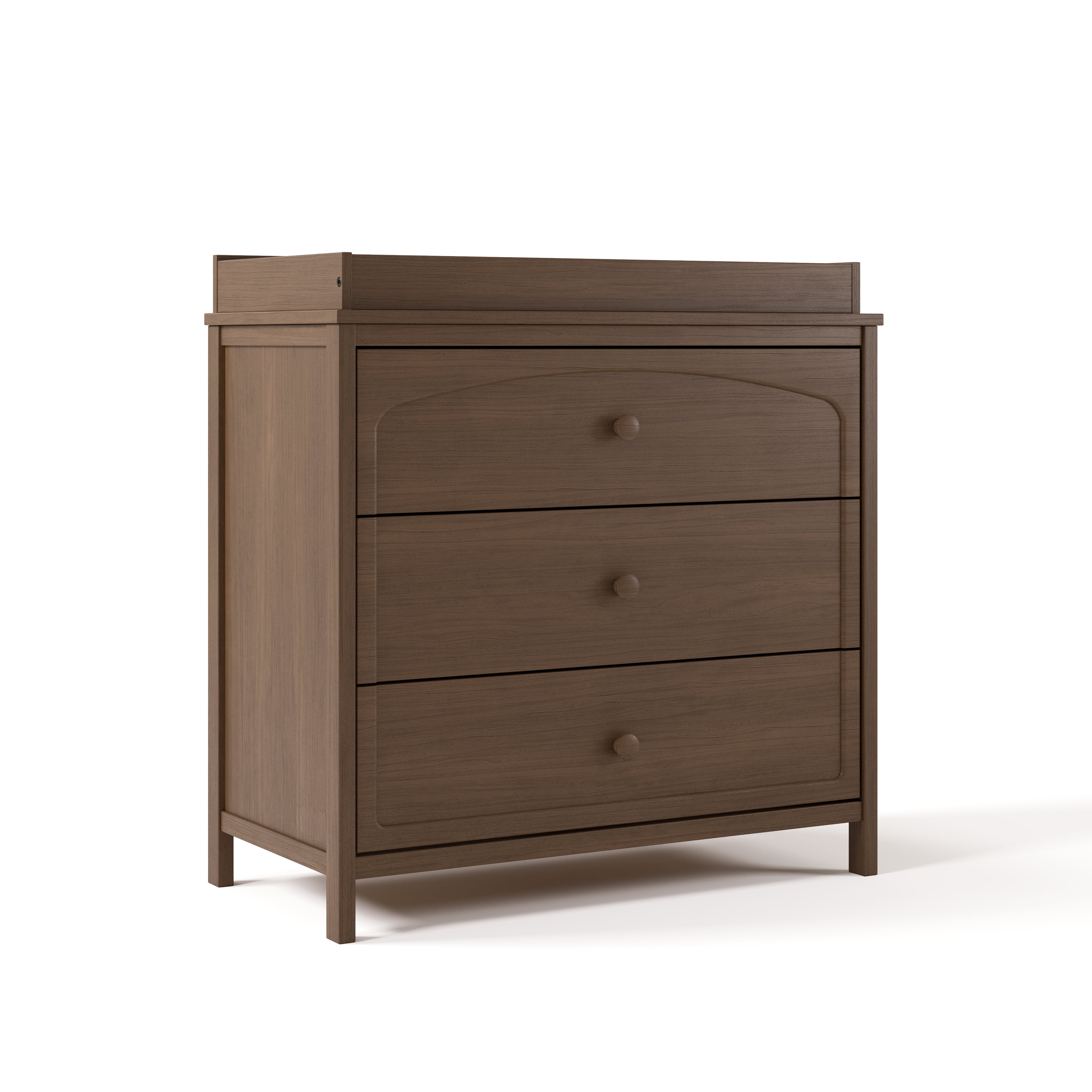 Graco Olivia 3 Drawer Chest with Infant Changing Topper, Hazelnut