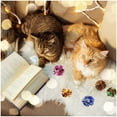 thumbnail image 3 of Cat Crinkle Balls  2.5 Inches  Lightweight and Multicolor  20 Pcs per Pack, 3 of 6