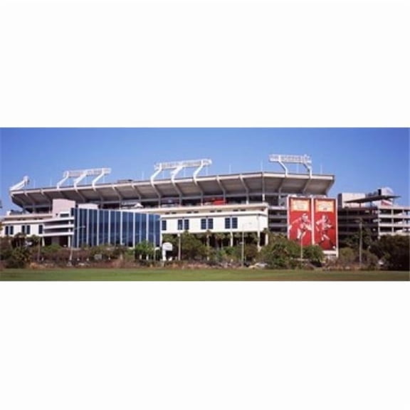 Raymond James Stadium Home of Tampa Bay Buccaneers Tampa Florida USA Poster Print, 15 x 6