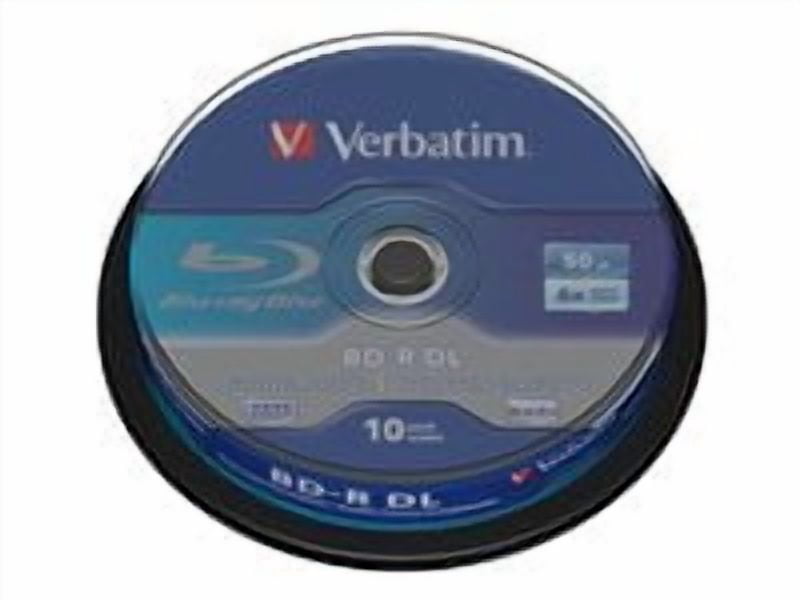 Verbatim - 10 x BD-R DL - 50 GB 6x - spindle