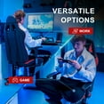 thumbnail image 6 of GTRACING Gaming Chair, Ergonomic Office Desk Chair with Lumbar Support, PU Leather, Footrest & Adjustable Headrest, Red, 6 of 8