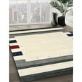 thumbnail image 3 of Ahgly Company Machine Washable Indoor Rectangle Contemporary Army Brown Area Rugs, 5' x 7', 3 of 7