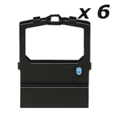 Zoomtoner Compatible Okidata 52106001 Black Ribbon (Pack of 6) for Okidata Microline 590 N