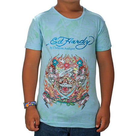 Ed Hardy Kids Girls Tiger T-Shirt