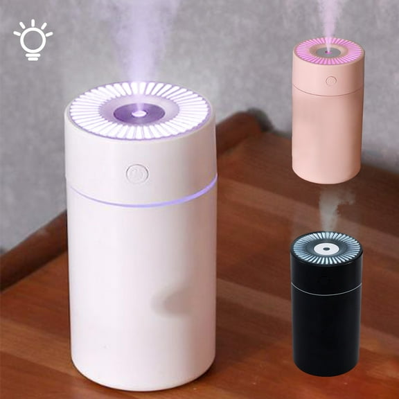 Humidifier for Bedroom,Mini Quiet Adjustable Desktop Cool Mist Humidifier (Pink),Air Humidifier for Home Baby Nursery & Plants