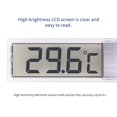 thumbnail image 4 of Greeniant Display Aquarium Electronic Fishtank Temperature Battery Meter Powered for Home Living Room Indoor Hotel Aseo de mascotas plata Greeniant PT001358-01, 4 of 6