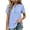 Light Blue#womens summer tops#53, variant on Women Summer Tunic Tops Henley V Neck Tee Shirts Short Sleeve Loose Fit T Shirts 2026 Summer Fashion Streetwear Tops White M