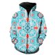 thumbnail image 1 of Sudadera con capucha y cremallera para hombre, estilo nacional retro, unisex, divertida, con estampado 3D, estilo Harajuku, manga larga, 1 of 6