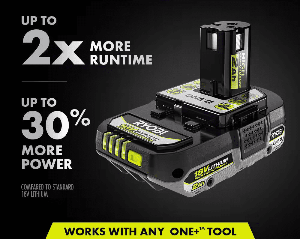 Ryobi ONE+ 18V Starter Kit - 2x 4.0Ah Batteries, 1x 2.0Ah Battery, Dual Charger
