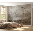 thumbnail image 5 of Landscape Wallpaper Wall Mural - Swan Flight, 5 of 5
