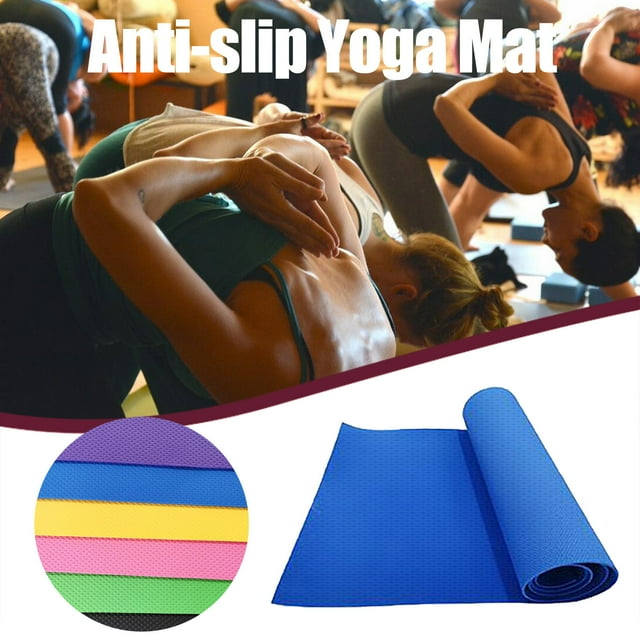 Mefallenssiah Yoga Mat Classic Pro Yoga Mat Eva Friendly Non Slip Fitness Exercise Mat