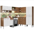 thumbnail image 1 of Cocina Integral Completa Madesa Emilly Ice 417cm Marrón/Blanco, 1 of 2
