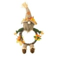 thumbnail image 2 of ABPWLY Thanksgiving Decorations Harvests Season Burlaps Pointed Hat Rudolph Rattan Wreath Fall Rattan Wreath Garland Clearance Decor Canada Days Room Decor Fall Decorations for Home, 2 of 6
