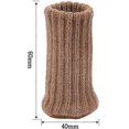 thumbnail image 2 of Calcetines elásticos ZHAOCHENG para patas de silla y mesa juego de 24 protectores de suelo madera color marrón claro, 2 of 4