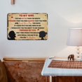thumbnail image 5 of NOETE To My Wife Decor Romantic Couple Wall Art Sign To My Life 12x16 Inch Vintage Metal Tin Sign Heartfelt Gift for Husband & Wife- Bedroom, Home Decor, 5 of 8