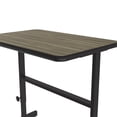 thumbnail image 4 of Correll CST 24" x 36" Metal Adjustable Standing Workstation in Colonial Hickory, 4 of 7