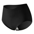 thumbnail image 4 of GEWSEY Women Shapewear Tummy Control Underwear,High Waisted Body Shaper Panties,Seamless Brief Girdle Panty for Women (Black, L), 4 of 4