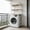 White, variant on WanKaMom Metal Storage Shelves, Heavy Duty Over The Washer Dryer Shelf, Freestanding Garage Rack for Space Saving, \