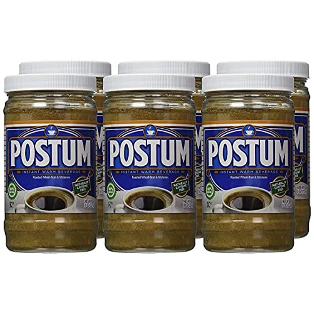 Postum Wheat Bran & Molasses Coffee Substitute Coffee Substitute Caffeine Free (6 x 8oz