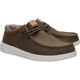 thumbnail image 2 of HEYDUDE Mens Paul Slip-On Lace-Ups Classic Brown, 10, 2 of 6